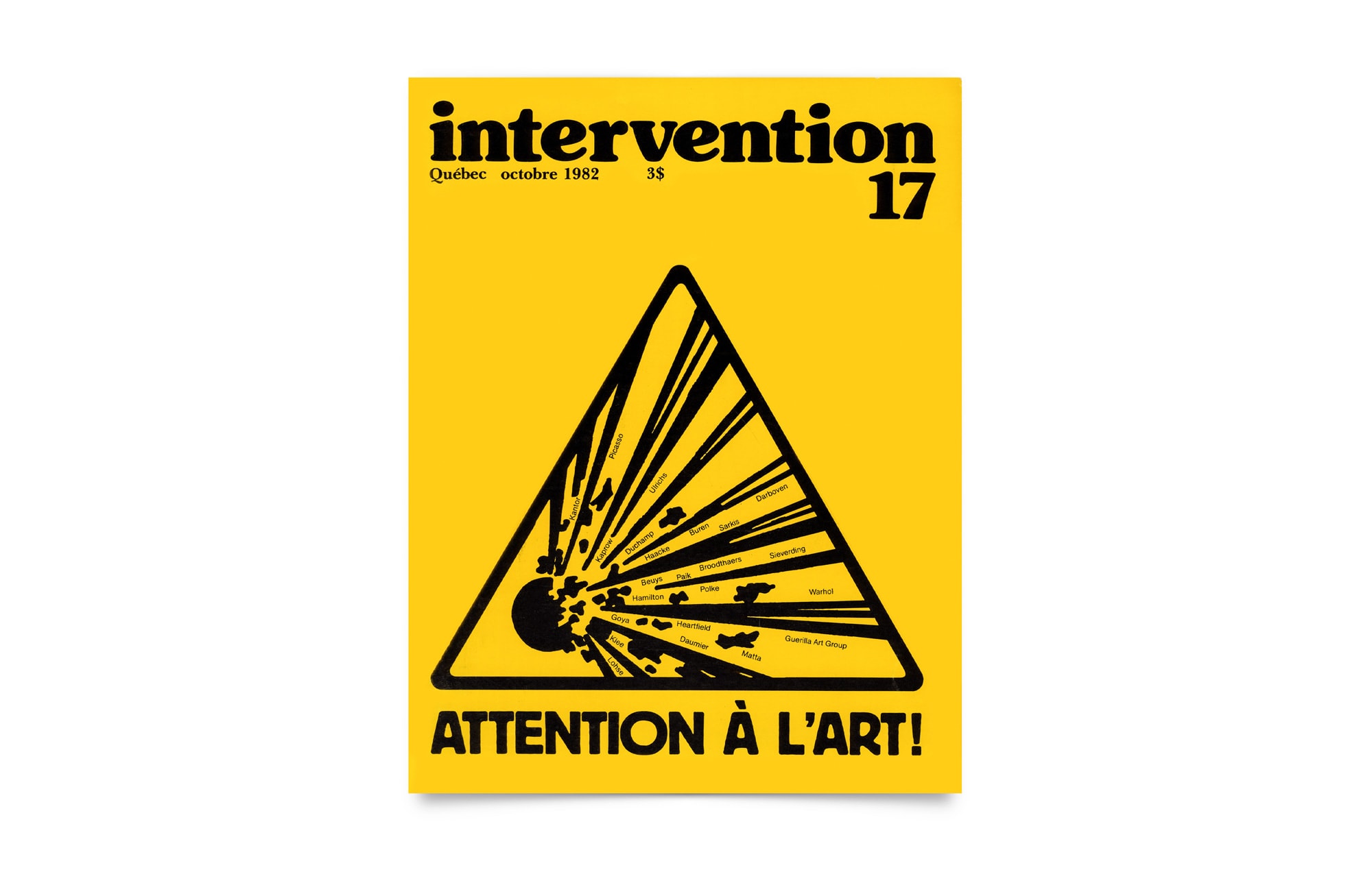 Magazin «Intervention 17» Québec, 1982